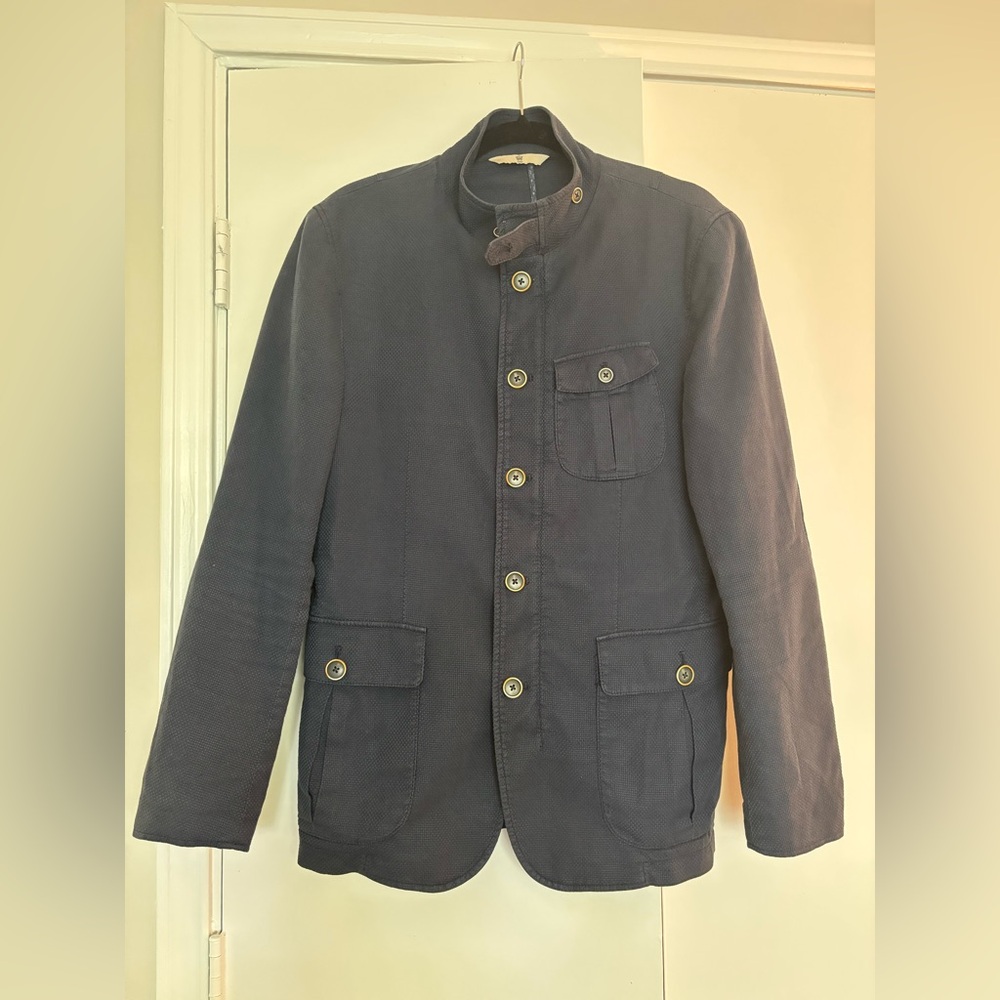 Euro Men’s Jacket, Made in Romania - Navy Blue (EUR 48/US 38)